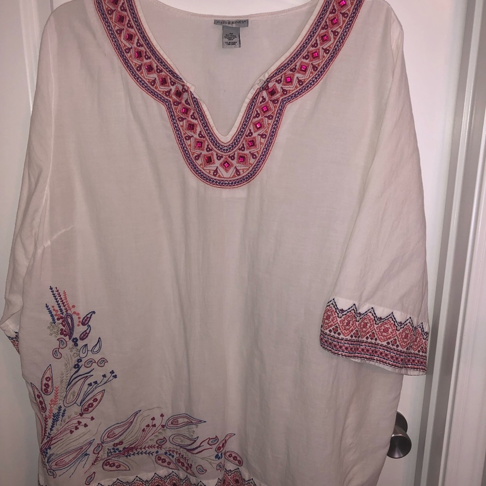 Catherine’s gorgeously detailed blouse